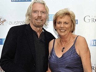 Jenny Cartwright with Sir Richard Branson